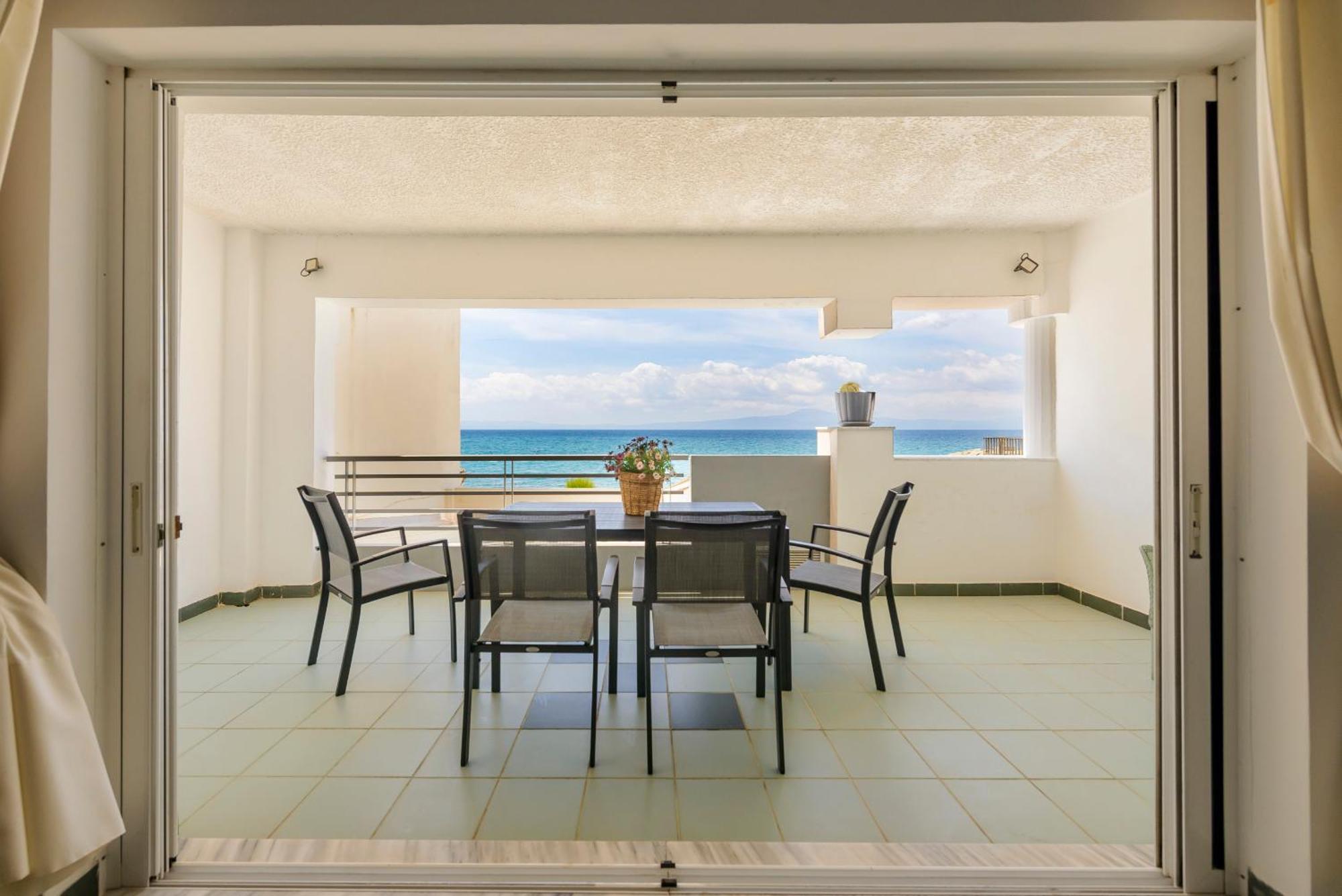 Ferienwohnung Agali 2 Maizonette Front Of The Sea Akrogiali Exterior foto