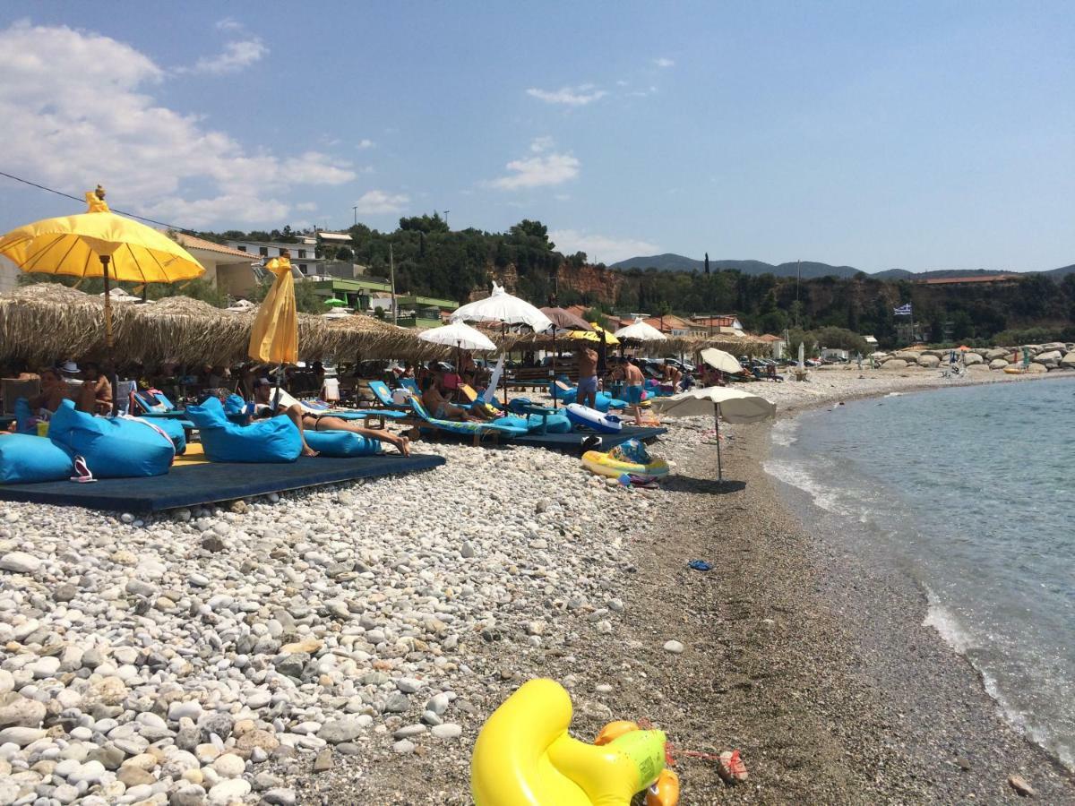 Ferienwohnung Agali 2 Maizonette Front Of The Sea Akrogiali Exterior foto